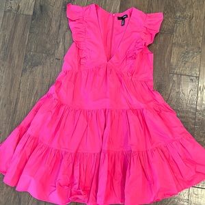 AQUA pink babydoll dress